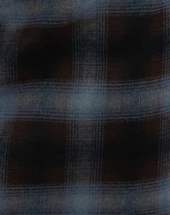 Aguna Mini Skirt in Blue and Brown Check
