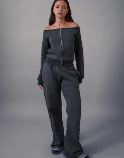 Airazo Bardot Sweater in Beluga Grey