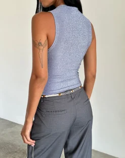 Airien Tank Top in Shimmer Blue