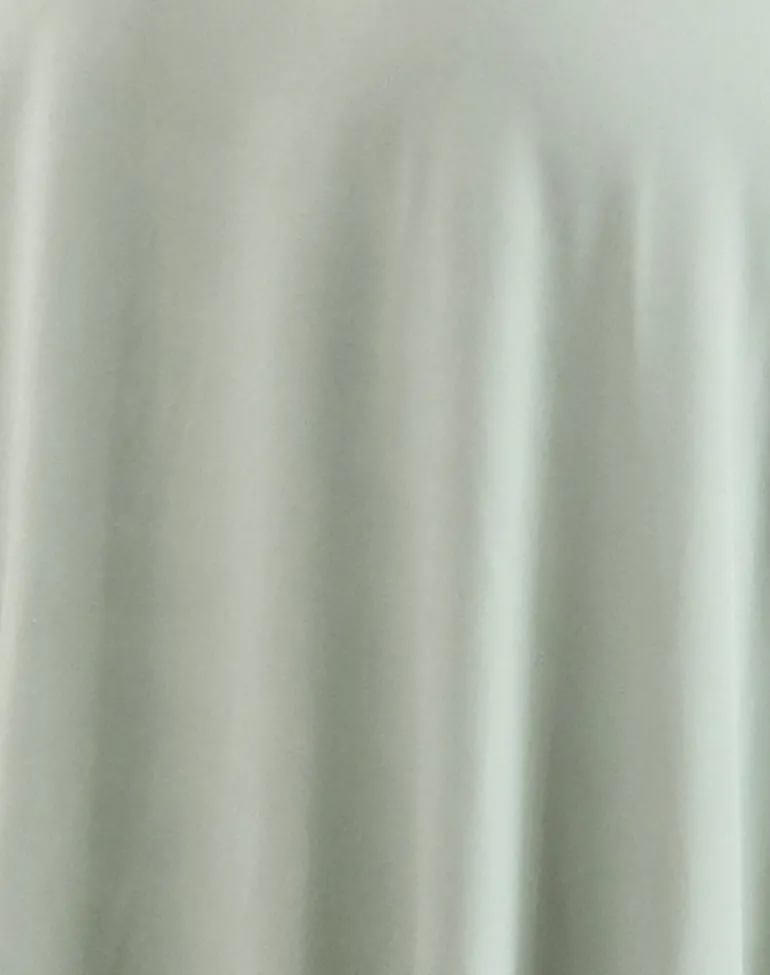 Akira Bandeau Midi Dress in Slinky Sage