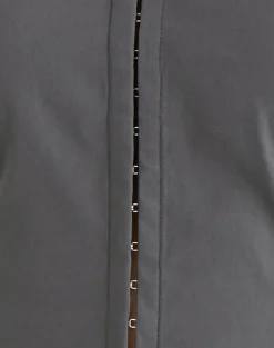 Alika Long Sleeve Top in Tailoring Slate Grey