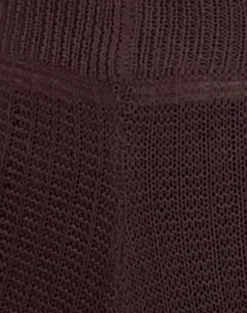 Alina Micro Short in Wide Rib Knit Brown