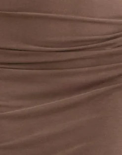 Anezka Midi Dress in Bitter Chocolate