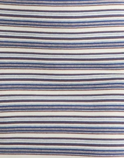 Anzhelina Strappy Mini Dress in Multi Blue Stripe