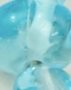 Aqua Blue Faceted Necklace