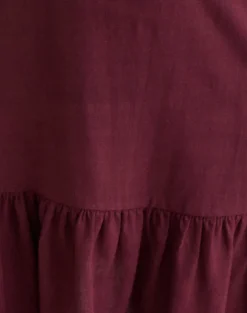 Arige Mini Dress in Maroon