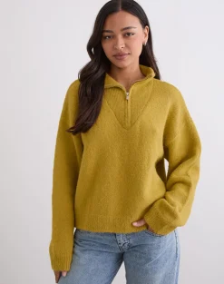 Atine Jumper in Ochre Mustard