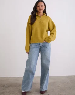 Atine Jumper in Ochre Mustard