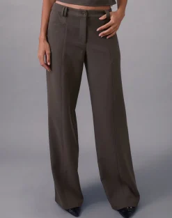 Avina Trouser in Tailoring Dark Olive