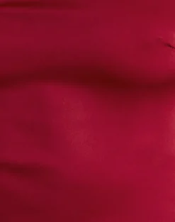 Ayaka Lace Up Corset Top in Satin Red