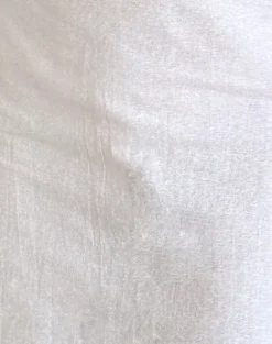 Ayana Open Back Mini Dress in Off White Linen