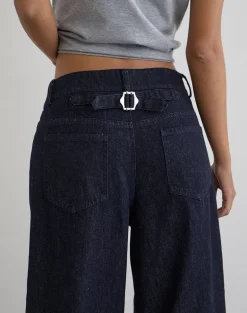 Banaran Balloon Trouser in Chambray Indigo