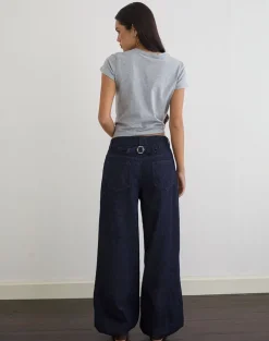 Banaran Balloon Trouser in Chambray Indigo