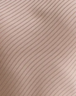 Belara Maxi Dress in Satin Stripe Taupe