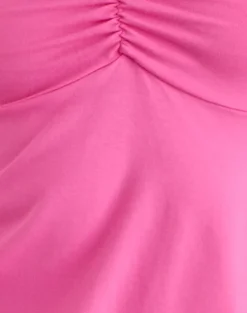 Belena Mini Dress in Jersey Deep Pink