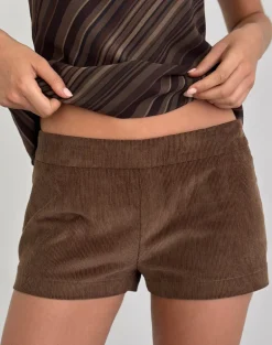 Blazira Short in Whale Cord Brown