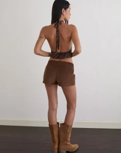 Blazira Short in Whale Cord Brown