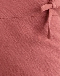 Blazy Tie Short in Linen Tuscan Red