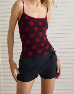 Blazy Tie Shorts in Black