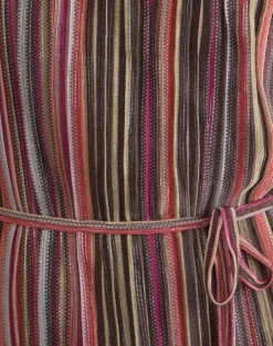 Brienne Top in Shimmer Plisse Multicolour Brown