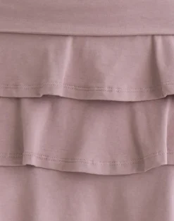Calali Mini Skirt in Jersey Dusty Mauve