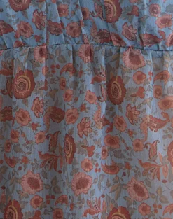 Camden Cami Top in Shadow Blossom Blue Chiffon