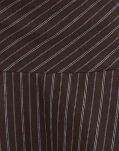 Carnila Skort in Tailoring Pinstripe Brown