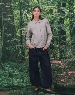 Cindari Collared Jacket in Grey