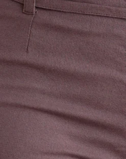Cisaw Trouser in Linen Deep Taupe Brown