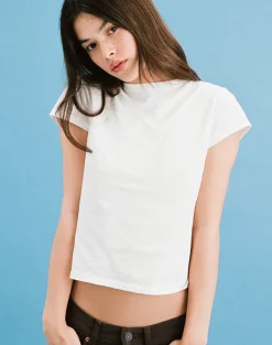 Clio Baggy Tee in Ivory