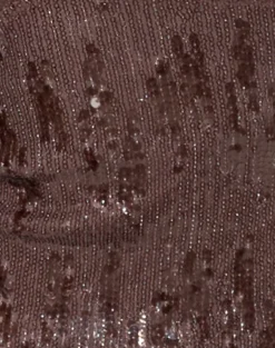 Cosio Halterneck Top in Mixed Sequin Brown