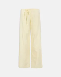 Curisa Trouser with Side Tie in Lemon
