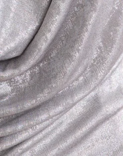 Danuja Cowl Top in Metallic Slinky Silver