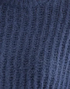 Daren Oversized Knitted Jumper in Navy