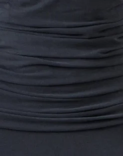 Darmi Maxi Dress in Cupro Granite