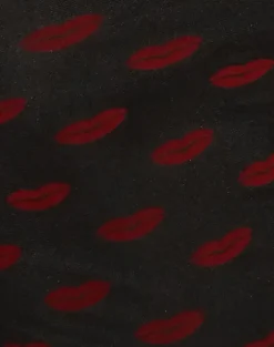 Darsih Maxi Dress in Lips Flock Black