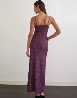 Darsih Maxi Dress in Regal Paisley Purple