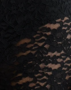 Dasom Trouser in Floral Lace Black