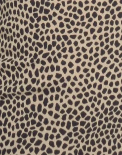 Delaine Halterneck Mini Dress in Croc Tan