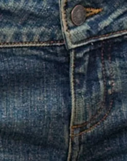 Denim Capri Jean in Dirty Green