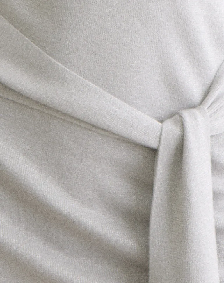 Derana Mini Dress in Silver Shimmer