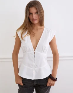 Devlon Blouse in White