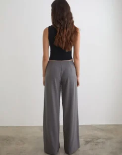 Diomira Trouser in Grey with Tie