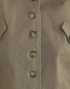 Diranda Military Jacket in Twill Khaki