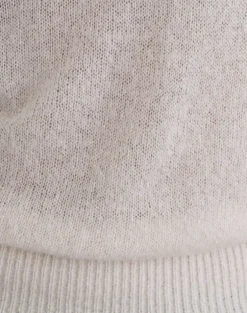 Dorina Long Sleeve Top in Knit Ecru