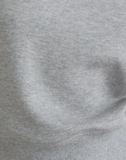 Doxia One Shoulder Sweatshirt in Grey Marl