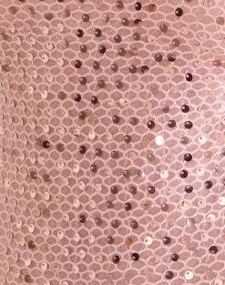 Dudley Vest Top in Sequin Knit Peach