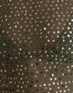 Dudley Vest Top in Sequin Knit Olive