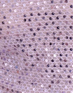 Dudley Vest Top in Sequin Knit Lilac