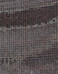 Earline Mini Skirt in Sequin Check Brown